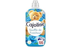 Cajoline Adoucissant linge liquide Souffle de Fraîcheur Créations parfum et fraîcheur 66 lavages 1,386L