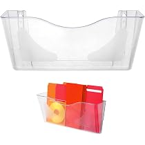 Brochure Holder Transparent File Holder Stand Wall Mount – Acrylic ...
