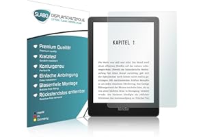 Slabo 2 x Folia ochronna na wyświetlacz kompatybilny z Amazon Kindle Paperwhite (11. generacja | 2021) Ochrona wyświetlacza Folia ochronna Folia Crystal Clear KLAR