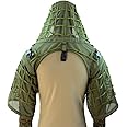 ROCOTACTICAL Super Breathable Ghillie Suit Foundation, Full Mesh Nylon Sniper Ghillie Base Lightweight Military Ghillie Viper Hood, Army Green