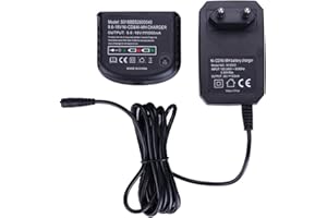 LAIPUDUO Caricabatteria per Black & Decker Trapano 9.6 V 12 V 14.4 V 18 V Ni-MH/Ni-Cd HPB18-OPE HPB18 HPB14 HPB12 HPB96 Batteries