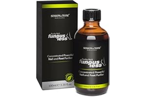 SIMON & TOM FungusLess Nail and Foot Purifier - Purifiez, Protégez et Rajeunissez vos pieds - Prévenez les bactéries, le pied d'athlète et les champignons.