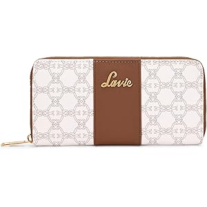 Lavie Women\'s Mono Wallet | Ladies Stylish Purse Bag | Credit Card, Money Holder | Zip Around Wallet | Gift for Women
