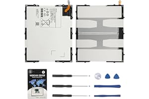Wikinu EB-BT585ABA EB-BT585ABE GH43-04628A Batterie de Remplacement pour Tablette Samsung Galaxy Tab A 10.1 10.1" 2016 SM-T580 SM-T585(3G,4G/LTE &WiFi) SM-P580 SM-P585 SM-T585C SM-T587 7300mAh