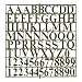 Produktbild Buchstabensatz 6 mm Messing