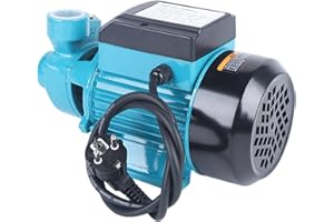 ESTABETER Gartenpumpe 370W 220V, Geräuscharmer Hochdruck-Wasserpumpe 2000 l/h, 38 m Förderhöhe Hauswasserwerk pumpe Bewässerungspumpe Elektropumpe