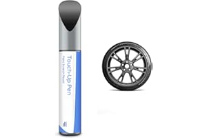 PARTS4EV Gemini Stylo de retouche de peinture pour jantes modèle Y 19" Gemini Gris foncé Tesla