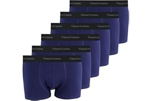 Vincent Creation 6-pak bokserek, bokserek, majtek, męskich szortów retro