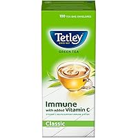 Tetley Green Tea, Classic, 100 Tea Bags Flavour : Regular