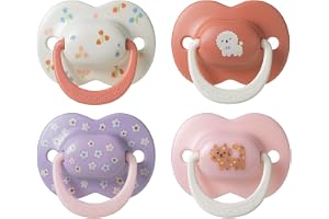 Tommee Tippee Ultimate Fit Soother, 6-18 Months, 4 Pack, Orthodontic Dummy for Babies, Symmetrical Teat, Air Holes, 100% BPA 
