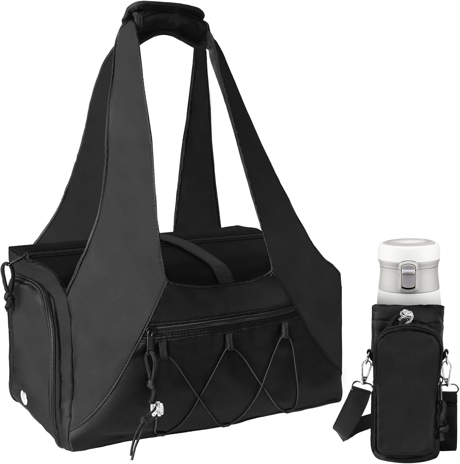 Bolsa Gimnasio Grande, Bolsa Deporte Fitness Mujer y Hombre, Bolsa Grande para Esterilla de Yoga, Bolso de Gimnasio para Viaje, Natación con Zapatero Independiente y Bolsillo Impermeable