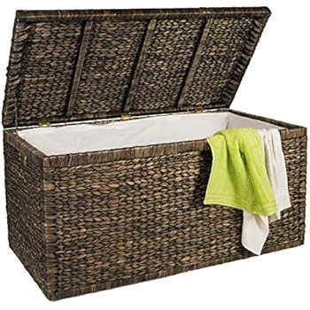 Artra Design Truhe mit Klappdeckel braun, 110 cm, atmungsaktive