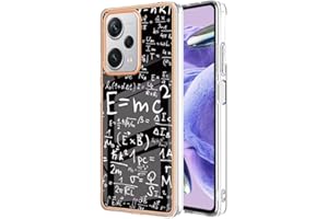 COMAKU Funda para Xiaomi Redmi Note 12 Pro Plus 5G (12 Pro+ 5G), con Elegante Dibujos Estampada Diseño, Suave TPU + PC Silicona Antigolpes Anti-rasguños Carcasa Cover Case - Ecuación