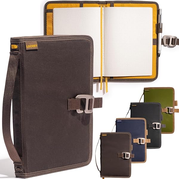 LOCHBY® Quattro | Slim And Elegant Pen Pouch, Durable Waxed Canvas