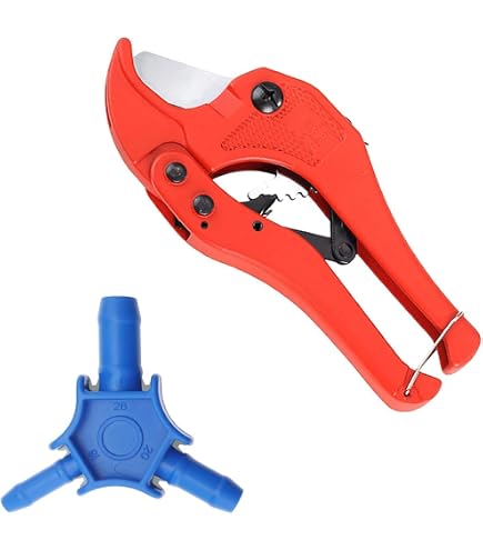 Set Tagliatubi E Svasatore Premium - Per Tubi Compositi Fino A 42 Mm, Calibratore Per 16, 20, 25 Mm, Lama Acciaio Inox