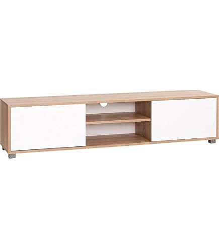 Miliboo Mueble Tv Vintage Madera Nogal 180 Cm Hallen Desde