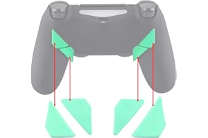 eXtremeRate Mint Green Replacement Redesigned Back Buttons K1 K2 K3 K4 Paddles for ps4 Controller Dawn Remap Kit