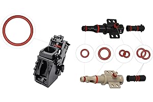 BremerLuft Guarnizione O-Ring Kit di manutenzione per valvola di supporto, gruppo di erogazione, valvola di scarico adatta per Phillips Saeco Spidem Gaggia (7 O-ring)