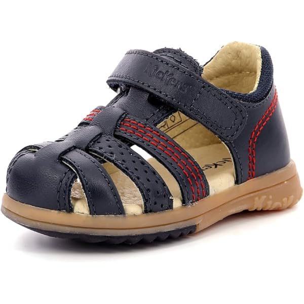 Geox ® SANDAL ZAPITO BÉBÉ GARÇON: Sandales à scratch - Bleu marine/Rouge Geox Geox ® SANDAL ZAPITO BÉBÉ GARÇON: Sandales à scratch - Bleu marine/Rouge Geox