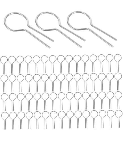 200 Anneaux Saut U Nichrome Haute Température Calibre 21 - Idéaux Pour Céramique, Four, Perles Et Bricolage Artistique