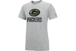 New Era NFL GREEN BAY PACKERS Camo Logo T-Shirt Tee -Gray-