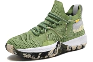 CZHIHANEG Chaussures de Basket - Ball Chaussures de Basket - Ball pour Les Jeunes Filles entraîneur de Basket - Ball Confortable High Top Respirant Sneakers Hommes Femmes antidérapant