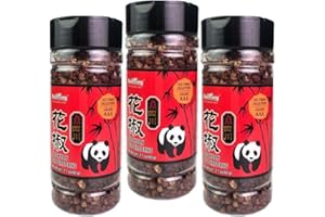 ONETANG Sichuan Peppercorns, 6.3oz(180g), Authentic Szechuan Whole Red Peppercorn, Less Seeds, Strong Flavor, Essential for Mapo Tofu, Kung Pao Chicken and Asine Cusine, Pack of 3