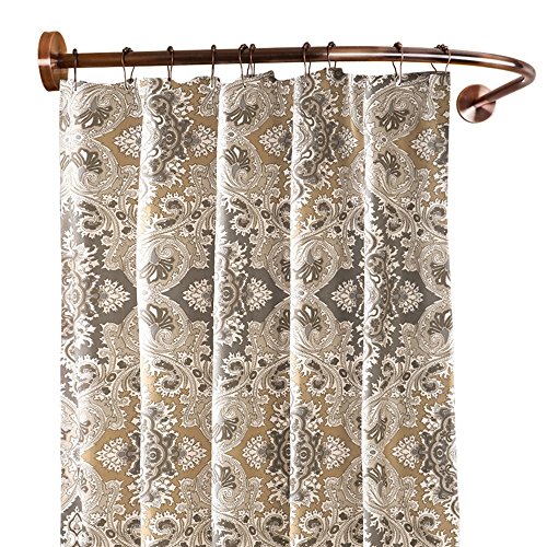 Ljha Shower Curtain Rod Stainless Steel Free Drilling Bathroom