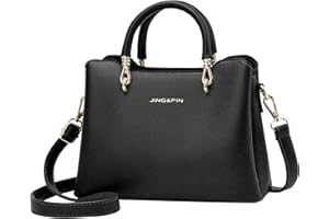 PORRASSO Bolsos de Mujer Moda Bolso de Mano Bolsos de Hombro Señora PU Cuero Bolso Bandolera para Trabaja Cita Compras