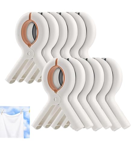 40x Winddichte Wäscheklammern - Extra Große Clips Für Handtücher & Decken