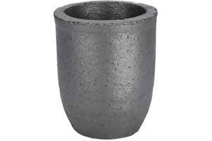 JADPES Graphite Crucible Furnace, 6Kg Silicon Carbide Melting Tool Graphite Furnace Graphite Crucibles Cup Casting Graphite Tongs Furnace for Gold Silver Aluminum