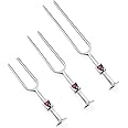 PrimeSurgicals Premium Tuning fork set of 3 - size 128 Hz, 256 Hz, 512 Hz