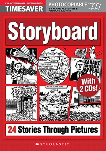 Book's Cover of24 Stories Through Pictures with Audio CD