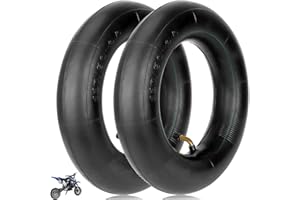 TREFAN 110/90-6,5 verdickter Schlauch, 11 Zoll Elektroroller, doppelt dicker Schlauch für 47 CC, 49 CC, Mini-Pocket-Bike-Motorradschlauch, Ersatzschlauch für 90/65-6,5- und 110/50-6,5-Reifen (2 PCS)