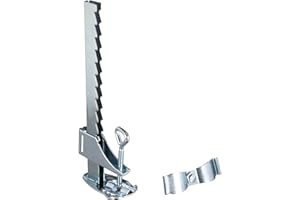 greemotion Soporte de sombrilla para terraza y balcón, Ajustable, Acero sólido, Margen de ajuste de aprox. 190 mm, gris/plata