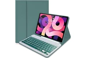 FANOUSY Coque ipad 9eme Generation avec Clavier 10,2 Pouces, 8eme génération,7eme génération 2021/2020/2019 iPad Air 2019 (3eme génération),iPad Pro 10.5 2017,magnétique Clavier sans Fil Bluetooth