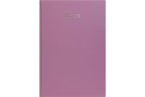 PRECIOUS LONDON 2025-2026 Academic Diary A5 Day a Page Appointment Mid Year Organiser Student Teacher Planner (Light Pink)