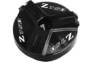 2BIRD Accessori per motocicli per Kawasaki Z750 / S 2004 2005 2006 2007 2009 2009 2010 2011 2011 Protezione da moto CNC Motore di riempimento del motore Cappuccio del bullone del bullone del coperchio del c