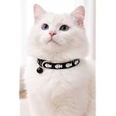 KEDİ BOYUN TASMASI ZİLLİ VE AYARLANABİLİR SİYAH