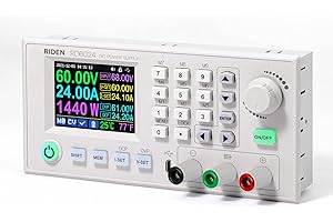 AVHZY RD6024 DC-Netzteil Variabel einstellbares Labortisch-Netzteil Abwärtswandler Step-Down-Schaltung Geregeltes 4-Digital-LCD-Display 60V 24A 1440W (6024(DC-DC-Panel))