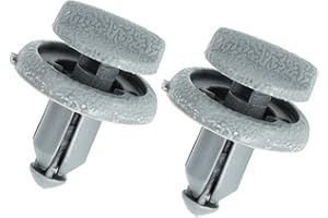 XUKEY 2 Pièces Clips de Tablette de Coffre pour Nissan Juke F15, 799161KA3A Clips de Tablette Arrière de Coffre, Clip de Fixation, Clips de Rechange pour Cordon de Tablette Arrière en Plastique Gris