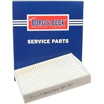 Filtre D'Habitacle Borg & Beck BFC1167 - Compatible Toyota Aygo, Citroën C1, Peugeot 108 (2014+)