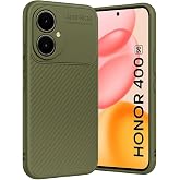 Honor 400 İle Uyumlu Kılıf Negro Karbon Desen Silikon (haki)