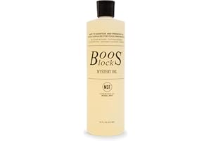 Boos Blocks® Mystery Oil olejek pielęgnacyjny, 473 ml; bezpieczny dla żywności olej do deski do krojenia, bloku mielonego, blatu kuchennego, przyborów kuchennych i wielu innych..