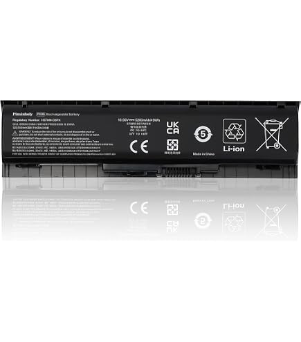 Batteria Per HP Omen 17 – Compatibile Con Modelli 17-w027nf, 17-w000, 17-ab000, 11,1V 5663 MAh