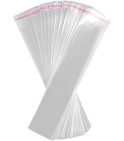 Sacchetti Di Plastica Autoadesivi 300 Pezzi 3x20cm Buste In - Foto 12