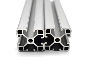 Aluminiumprofil, 1 styck, 40 x 40 mm, 1 100 mm, konstruktionsprofil, 8 mm spår