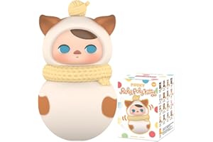 POP MART PUCKY Roly-Poly Kitty Series Figures Anime Action Figures Collectible Figures Collector Art Toy Toy Figures Gift 1 Piece