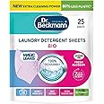 Dr. Beckmann MAGIC LEAVES Laundry Detergent Sheets BIO | Convenient and pre-dosed laundry detergent sheets | Dissolvable climate neutral and easy to use | 25 sheets