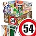 Produktbild 54 Geburtstag Geschenk DDR - SPEZIALITÄTEN Box mit DDR Waren + Geschenkverpackung "Verkehrsschild 54" mit Ostmotiven + gratis DDR Kochbuch + gratis Geschenkkarten – Rotkäppchen Sekt (0,2l), Halberstädter Schmalzfleisch, rote Grütze Himbeer uvm. +++ Ostprodukt DDR Box als Geschenkkorb mit DDR Spezialitäten ++ Geschenk 54. Geburtstagsgeschenke Geschenkkorb für männer geburtstagsgeschenk für Mutter geschenkkörbe Geburtstag 54 Mann Ostgeschenke für Männer Geschenk zum 54. Geburtstag Männer